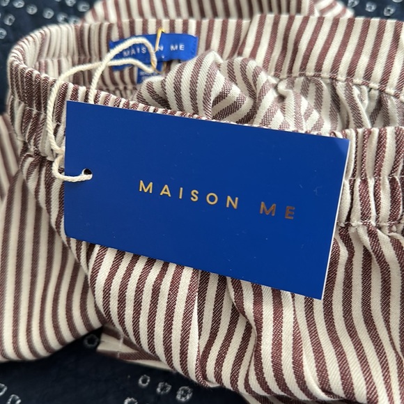 Maison Me Striped Pocket Skirt Size 5 - Picture 4 of 5